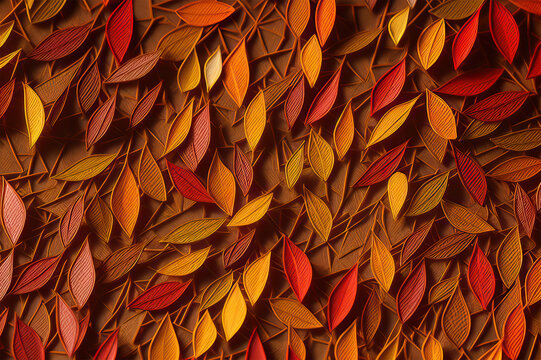 Leaf Background. Generative AI