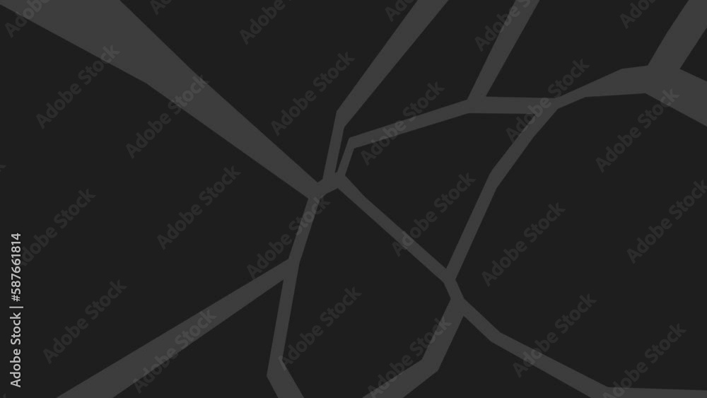 Poster gray dynamic low poly background or video intro. footage for decoration.