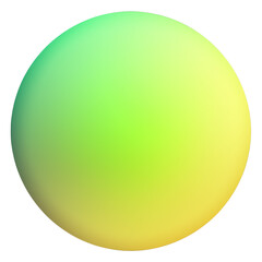Green and yellow button isolated on white background. Vector illustration.Circle button with green and yellow gradients.Generative Ai