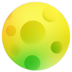 Green and yellow button isolated on white background. Vector illustration.Circle button with green and yellow gradients.Generative Ai