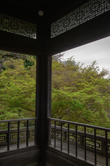 Fototapeta premium japanese bridge in the park