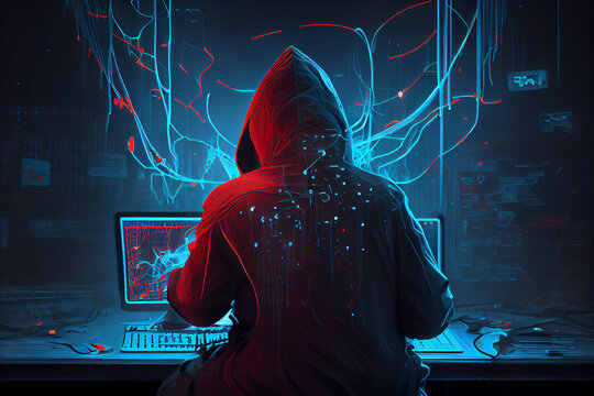 Hacker phishing and online surveillance, generative AI