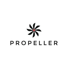 Simple Propeller Logo Design Template