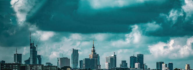 Panorama Warszawy.
