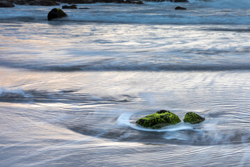 Abends an der Playa de Benijo bei Taganana, Teneriffa