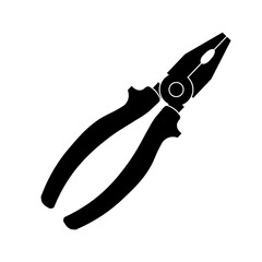 Technical electric pliers icon