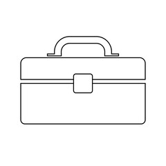 Tool box isolated vector icon