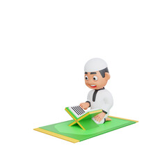 3D Character Design of a Muslim Man