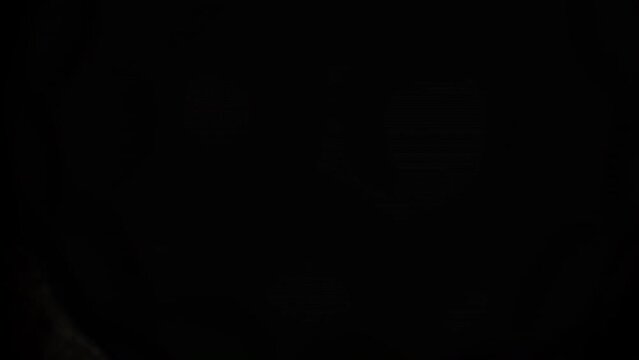 Golf Ball Putting into the Hole Beautiful 3d Animation. Golf Ball Falling Down Towards Camera Inside Hole on Golf Course After Accurate Shot in Slow Motion Close-up. Sport Concept 4k UHD 3840x2160.