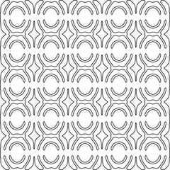 
Stylish texture with figures from lines.Abstract geometric black and white pattern for web page, textures, card, poster, fabric, textile. Monochrome graphic repeating design. 