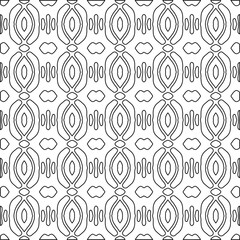 
Stylish texture with figures from lines.Abstract geometric black and white pattern for web page, textures, card, poster, fabric, textile. Monochrome graphic repeating design. 