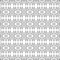 
Stylish texture with figures from lines.Abstract geometric black and white pattern for web page, textures, card, poster, fabric, textile. Monochrome graphic repeating design. 