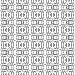 Stylish texture with figures from lines.Abstract geometric black and white pattern for web page, textures, card, poster, fabric, textile. Monochrome graphic repeating design. 
