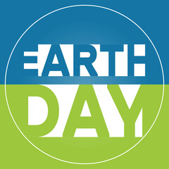Earth Day. Ecology concept poster, card, background, vector EPS 10