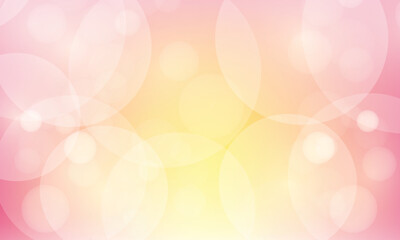 abstract pink ang yellow bokeh background