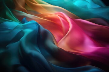 Obraz premium colorful and smooth silk background