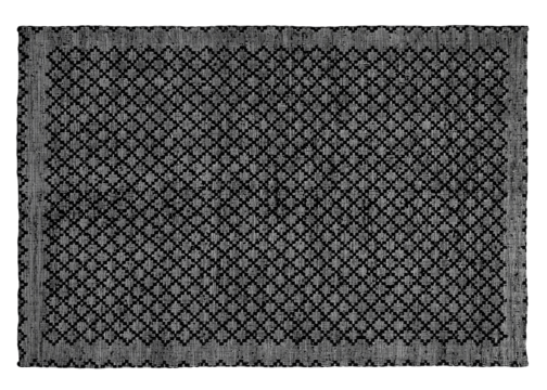 Top view of textured carpet