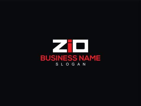 Minimalist ZIO Clothing Logo, Initial ZI zio Business Letter Logo For Your Shop