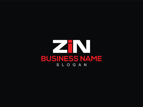 Minimalist ZIN Clothing Logo, Initial ZI zin Business Letter Logo For Your Shop