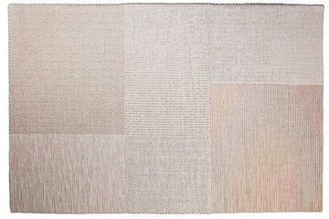 Top view of textured carpet