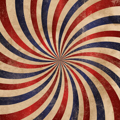 retro background with rays