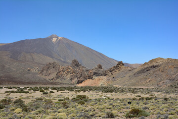 Fototapeta na wymiar View of Mount Teide, Tenerife, Spain