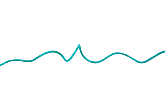 green wire cable of usb and adapter isolated on white background.Electronic Connector.Selection focus.