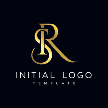 SR Elegant Luxury Initial Letter Logo Template