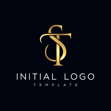 ST Elegant Luxury Initial Letter Logo Template