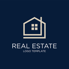 Real Estate Vector Logo Template 