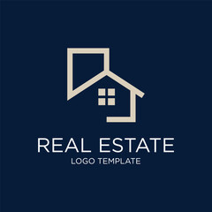 Real Estate Vector Logo Template 
