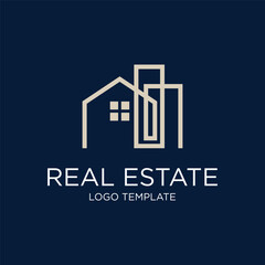 Real Estate Vector Logo Template 