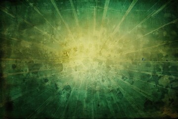 grungy green and yellow background with a distressed texture. Generative AI