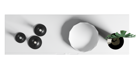 Top view of Sideboard Table