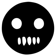 black and white of icon shape