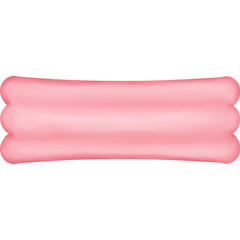 Watercolor pink banner clipart illustration isolated on transparent background.