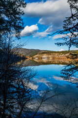 A Peek at the Nine Mile Dam on the Spokane River