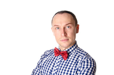 Attractive man posing in the studio.