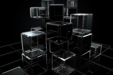 Cube 3d Render, Generative AI