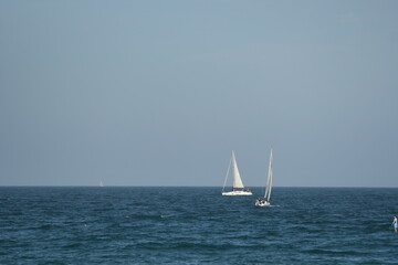 Un bateau dans la mer en espagne