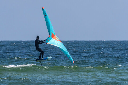 Windsurfer at Johnson Beach National Seashore