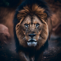 Fototapeta premium The king of jungle