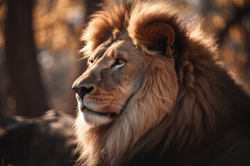 König der Wildnis: Majestätisches Porträt eines Löwen 8