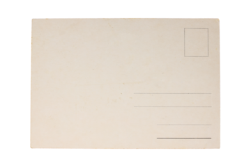 vintage postcard texture png isolated letter mail