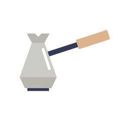 Alternative coffee brewing methods and tools. Set of coffee machine, geyser, utensils, filter, cup, kettle icon. Hand drawn isolated on background elements for cafe, menu, coffee shop in flat style