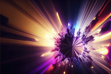 abstract and modern surreal shapes glossy backdrop banner generative ai