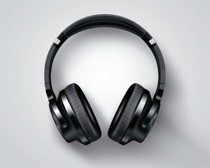 Fototapeta na wymiar Headphones isolated on a white background. 3d rendering illustration.