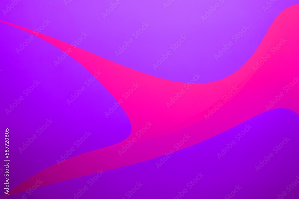 Poster purple and pink abstract background with simple shapes.