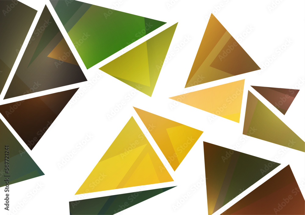 Aufkleber polygonal abstract background of triangles in a modern style. place for text. use for banners, websi