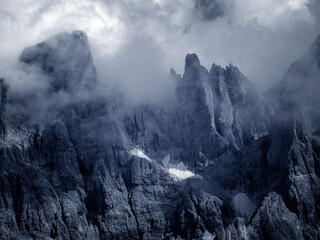 Pale di San Martino Mountains near San Martino di Castrozza, Italian Dolomites, Europe	